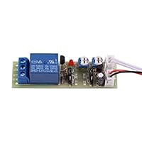 Verzögerungsrelais DC 12V Einstellbare LED-Anzeige Timer-Relaismodul 0-15 min Automation Schaltmoduls für Zeitrelais