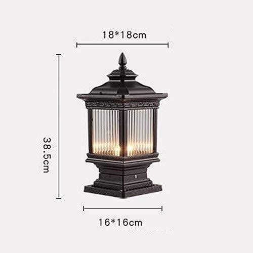 Applique murale extérieur E27 lanterne carrée étanche IP55 pour éclairage de jardin