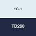 YG-1 TD260 Solid Carbide Thread Mill for Metric Internal Threads, DIN 13, TiAlN Finish, M4.5 Size, 0.75 mm Pitch