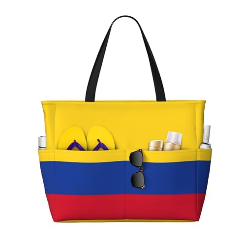 Sac à bandoulière Colombie noir imperméable grand format voyage pour adultes