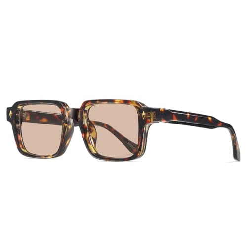 Lunettes de soleil pour femmes et hommes protection UV400 vintage rivets chic