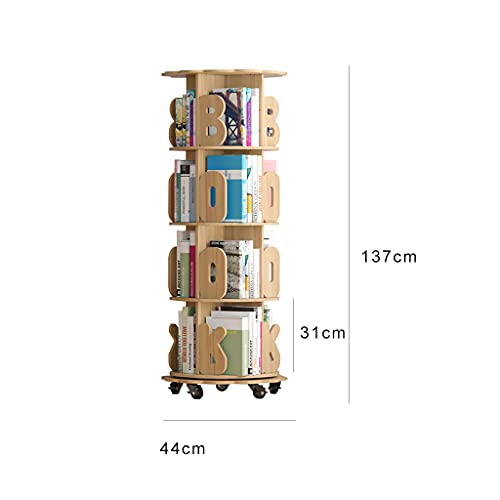 Draaibare boekenplank eenvoudige boekenplank op de vloer voor kinderen opbergrek voor prentenboeken voor kinderen… - Image 7