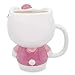Sanrio Hello Kitty 3D Sculpted Ceramic Mug | BPA-Free Coffee Cup For Espresso, Caffeine, Cocoa