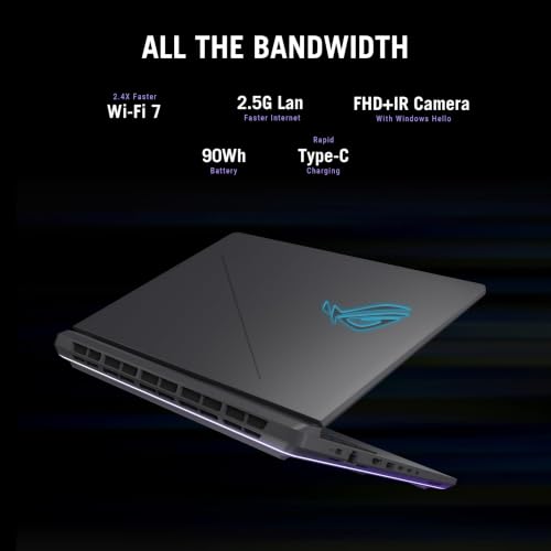Image of ASUS ROG Strix G16 (2025) Gaming Laptop, 16 inch FHD+ 165Hz /3ms, RTX 5060, i7 14650HX, 16GB DDR5, 1TB SSD + Microsoft 365 Personal 12-Month Subscription Bundle