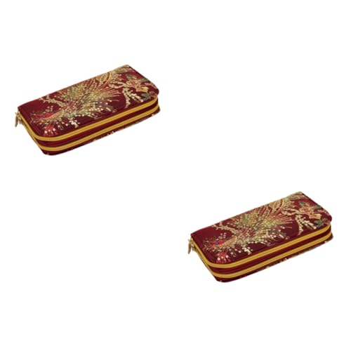 Portefeuille éthnique à main femme GALPADA pour organiser vos accessoires en sortie