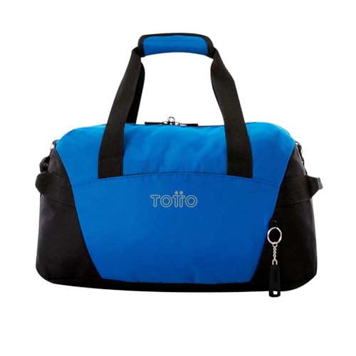 TOTTO - Bolsa de Deporte, Modelo Active Pro S, Medidas 40 x 25 x 20 cm, Capacidad 22 L, Asa de Mano, Correa Ajustable Hombro, Argollas para Candado en Cremallera Principal, Color Snorkel Blue