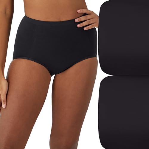 Bali Women's Ultra-Firm Control Shapewear Brief, Seamless Shaping Underwear, 2-Pack