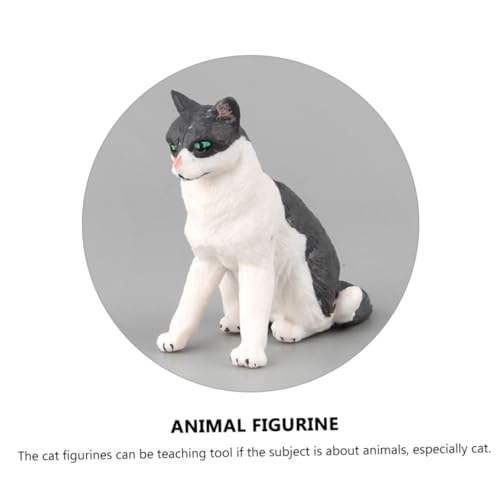 Figurines animales chat Uonlytech lot de 10 statuettes de décoration pour la maison - 4