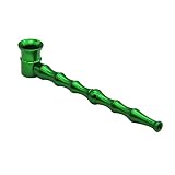 Material: el tubo para fumar está hecho de metal de alta calidad, pulido a un alto nivel, liso, elegante y delicado.