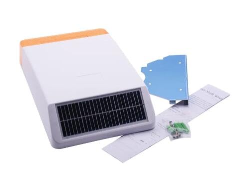 Alarma inalámbrica de intrusión en el hogar Sirene estroboscópica de energía solar 110db, 433mhz, MD-326R