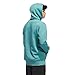 adidas Men's Big Logo Graphic Hoodie, Powder Teal/Grey, Large