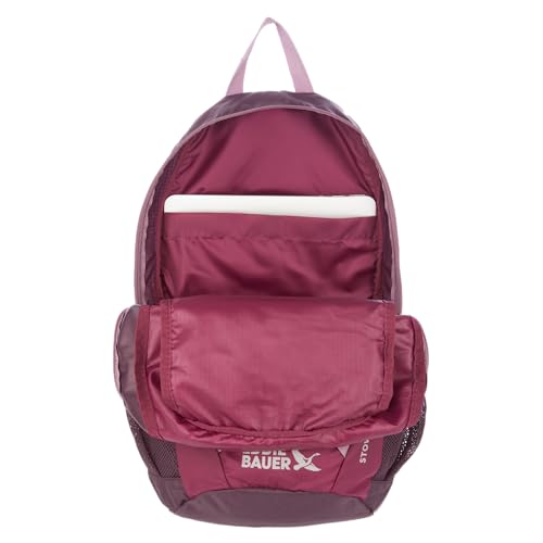 Image of Eddie Bauer Stowaway Packable Backpack | Travel | Outdoor | Lightweight | Foldable | Durable | Ripstop Polyester | 20L - Port Red