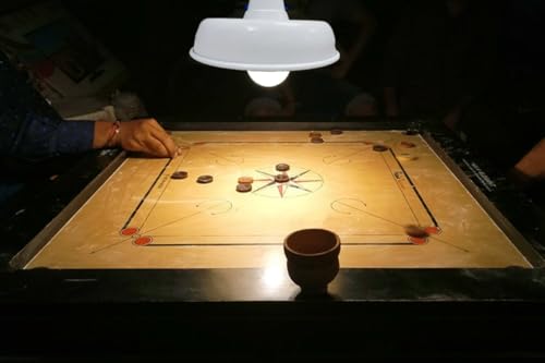 Image of Carrom Lamp Shade Only for Board Light Bulb Holder Stand Cover Hanging Cap for Study Wall Frame Top 10 Dia x 5.5 inch Height White Pack of 1 (without wire and holder)
