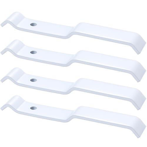 MorningRo 4 Pcs 3 Wire Shelf Corner Support Brackets Ventilated Wire Shelving Accessories, Support Brackets for Closet Shelving