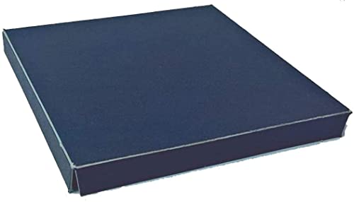 Puntocasastore 20 Pz Fondo Scatola Quadrato Con Rialzo 1 Cm Misura 8X8 Cm Blu