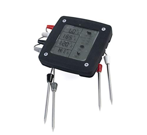 Companion Group CC4147 Digital Grill Station Cooking Thermometer, Black