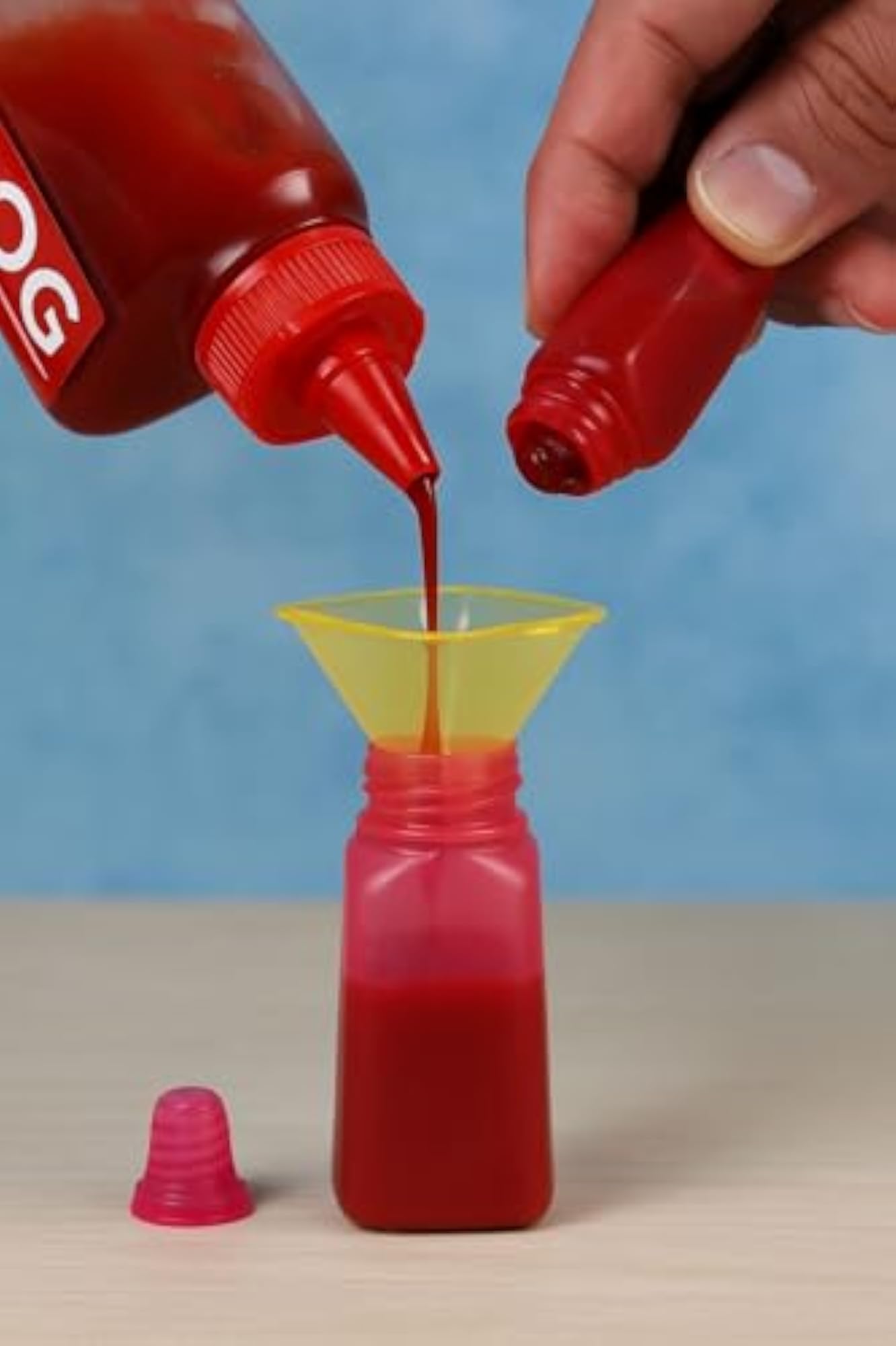 Mini Sauce Bottle Reusable Condiment Dispenser Set