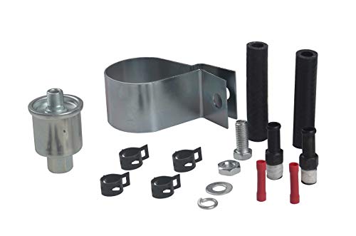 Queflago E8012S Universal Electric Fuel Transfer Pump 12V Inline External 5/16Inch 5-9Psi Gas Diesel Compatible With Marine Carburetor #TOP2