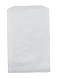 100 pack White Kraft Paper Bags, 6