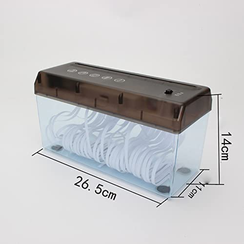 Mini déchiqueteuse électrique double usage USB pour couper le papier A4