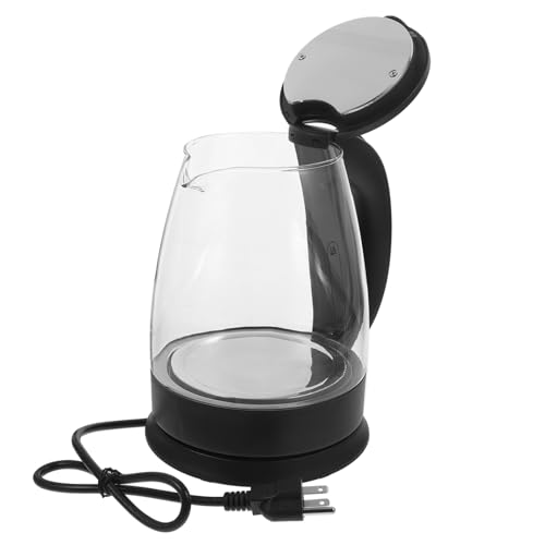 Tetera eléctrica PRETYZOOM de vidrio y PP 1.8L color negro