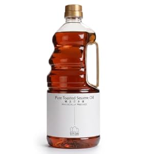 Emma Basic Geröstetes Sesamöl 100% Rein 1900 ml | Mechanisch Gepresst | Kein Mischöl | Intensiver Geschmack & Nussiges Aroma