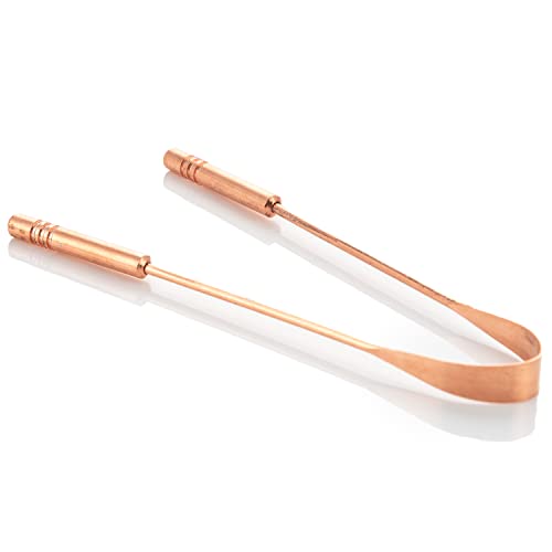 Raschietto per lingua in rame al 100% con custodia...