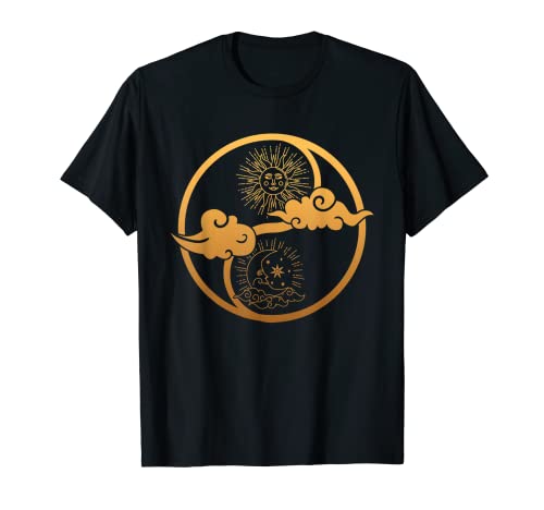 Luna Y Sol Om Árbol De La Vida Budista Mandala Yin Y Yang Camiseta
