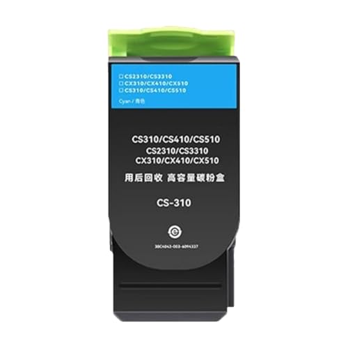 Cartouche de toner CS310n CS410dn CS510de pour impression laser cyan 3K
