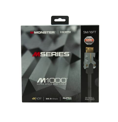 Monster M1000 UHD 4K cable HDMI con blindaje premium de 5M 2