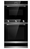Cookology TOF600SS 72L Built-In Electric Oven, 44L Compact Microwave Oven & 22L Warming Drawer Pack