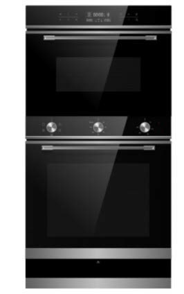 Cookology TOF600SS 72L Built-In Electric Oven, 44L Compact Microwave Oven & 22L Warming Drawer Pack