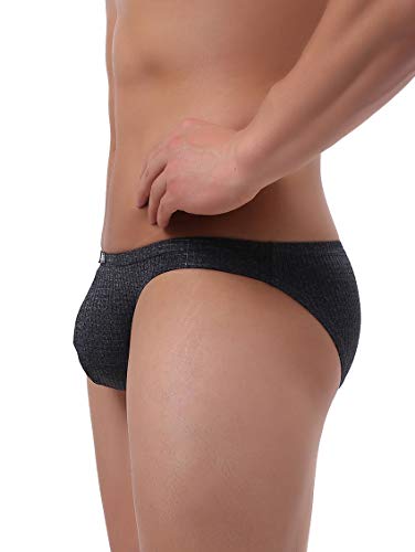 iKingsky Men's Big Pouch Briefs Sexy Bulge Underwear High Stretch Mens Bikini Under Panties4