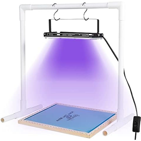 Caydo 20 W LED-Siebdruck-Belichtungslicht und Lichtständer für Siebdruck, Belichtung und Cyanotypen Cover