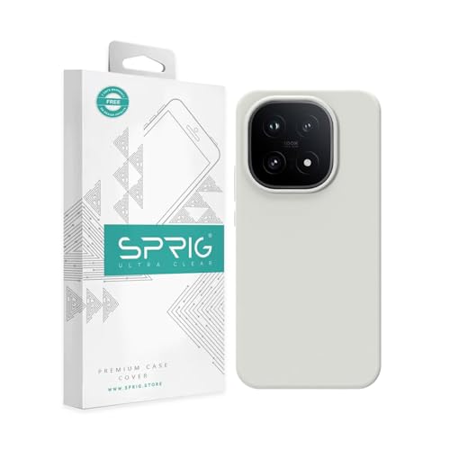 Image of SPRIG Compatible with IQOO 15 5G SilkTone Silicone Back Cover Drop Tested Shock Proof Mobile Case for Men, Women, Boys and Girls with Camera Protection (Light Grey)
