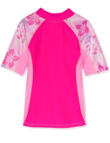 Image of Tuga Girls Two-Piece Short Sleeve Swimsuit Set 2-14Years, UPF 50+ Sun Protection