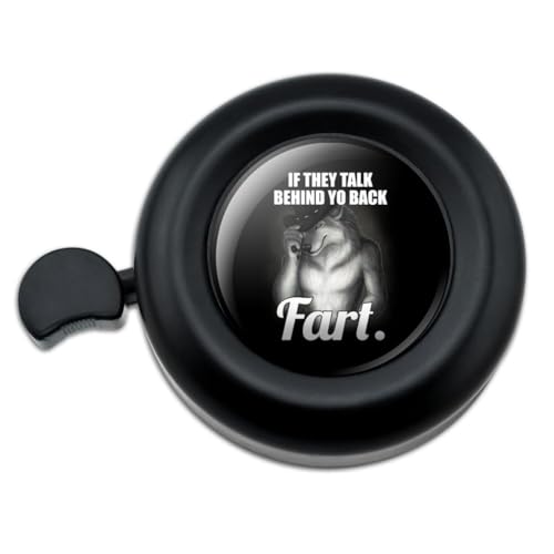 Graphics & More Talk Behind Your Back Fart Bicycle Handlebar Bike Bell