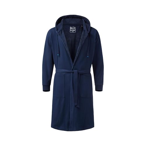 Image of DudeRobe Men's Robe - Hooded TERRY Bath Robe for Men with Pockets | Soft, Comfy Men's Bathrobe from Shark Tank