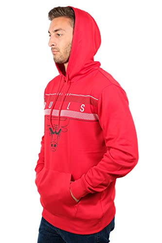 NBA Chicago Bulls Ultra Game Men's MIDTOWN HOODIE, Team Color, Large  (Color: Team Color, Tamaño: Large)