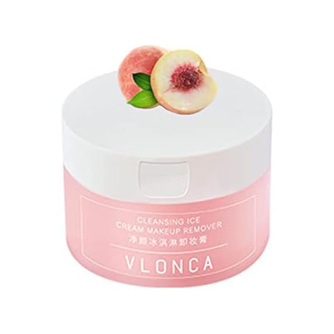 Cleansing Balm, Makeup Remover Balm, Refreshing Gentle Deep Cleansing Makeup Remover Cleanser Balm Suitable for All Skin Types 100ml (3#Peach) Cover