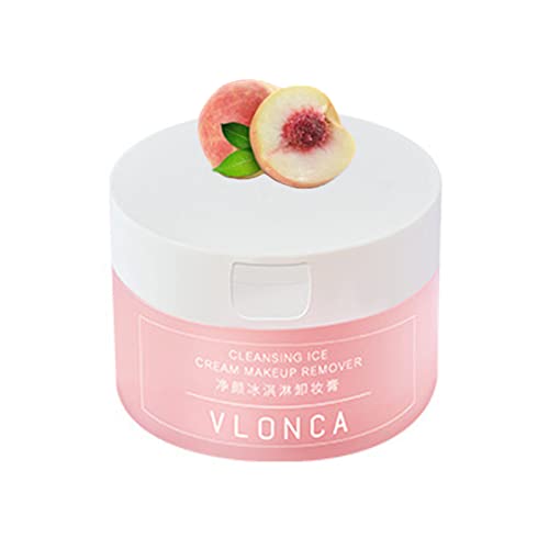 Cleansing Balm, Makeup Remover Balm, Refreshing Gentle Deep Cleansing Makeup Remover Cleanser Balm Suitable for All Skin Types 100ml (3#Peach)