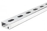 Slotted Standard 1-5/8 in x 13/16 in Strut Channel, Aluminum, 14 ga, 4 ft-Each