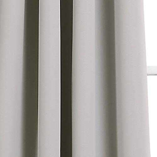 Lush Decor Insulated Grommet Blackout Curtains Panel Pair, 52" W x 63" L, Light Gray, W 52" x L 63" (2 Panels) - Image 3