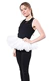 BellaSous Top Rated Adult Tutu Skirt, Ballet Tutu Style, by Perfect Princess Tutu, Adult Dance Skirt, Rehearsal Tutu, or Petticoat Skirt. Plus Size Tutu Available! (White Tutu, Standard Size)