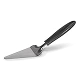 Passe au lave-vaisselle Patisse 10374 Plat à gâteau avec forme coudée, acier inoxydable, Métallique/Noir