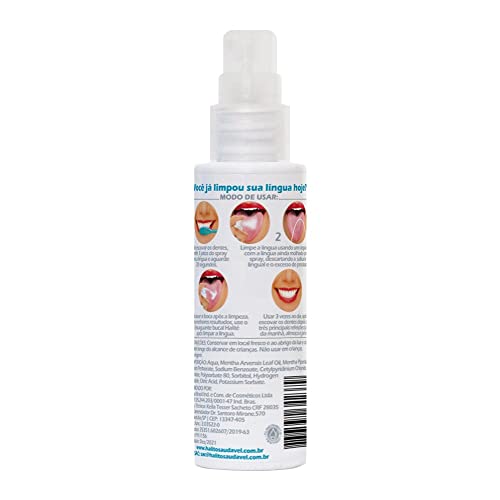 Spray Antisséptico para limpeza da língua Halité - 60ml