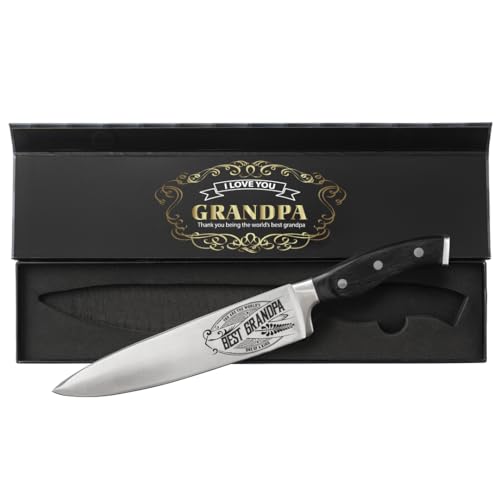 CUTLINX Kitchen Gifts for Grandpa - Unleash His Culinary Passion with a Premium Chef Knife Set - Father's Day Gift- Cooking Gifts for Grandfather - Grandpa Gift Set in Premium Packaging CUTLINX Kitchen Gifts for Grandpa - Unleash His Culinary Passion with a Premium Chef Knife Set - Father's Day Gift- Cooking Gifts for Grandfather - Grandpa Gift Set in Premium Packaging