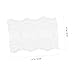 Operitacx 10pcs Lace Sealing Cloths for Wedding and Birthday Dessert Table Decoration and Reusable Bottle Covers Practical Party Supply White