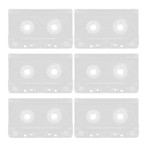 LOLIPPYY ���g���J�Z�b�g�e�[�v �󔒃I�[�f�B�I�e�[�v�f�B�X�v���C �Ǌ|������ ���y�R���N�^�[����DIY�p�����v���X�`�b�N���[�P�[�X 6�Z�b