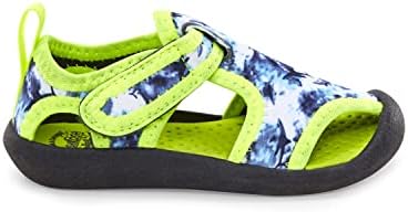 OshKosh B'Gosh Boy's Aquatic Water Shoe, Charcoal/Neon, 10 Toddler | Image 2